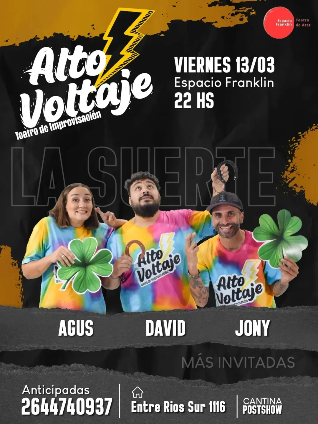 Alto Voltaje - Teatro de Improvisacion - Evento en San Juan