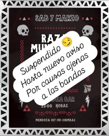 Suspendido > Raza Mundana | T.A.R.M.A.N | Noox - Evento en San Juan