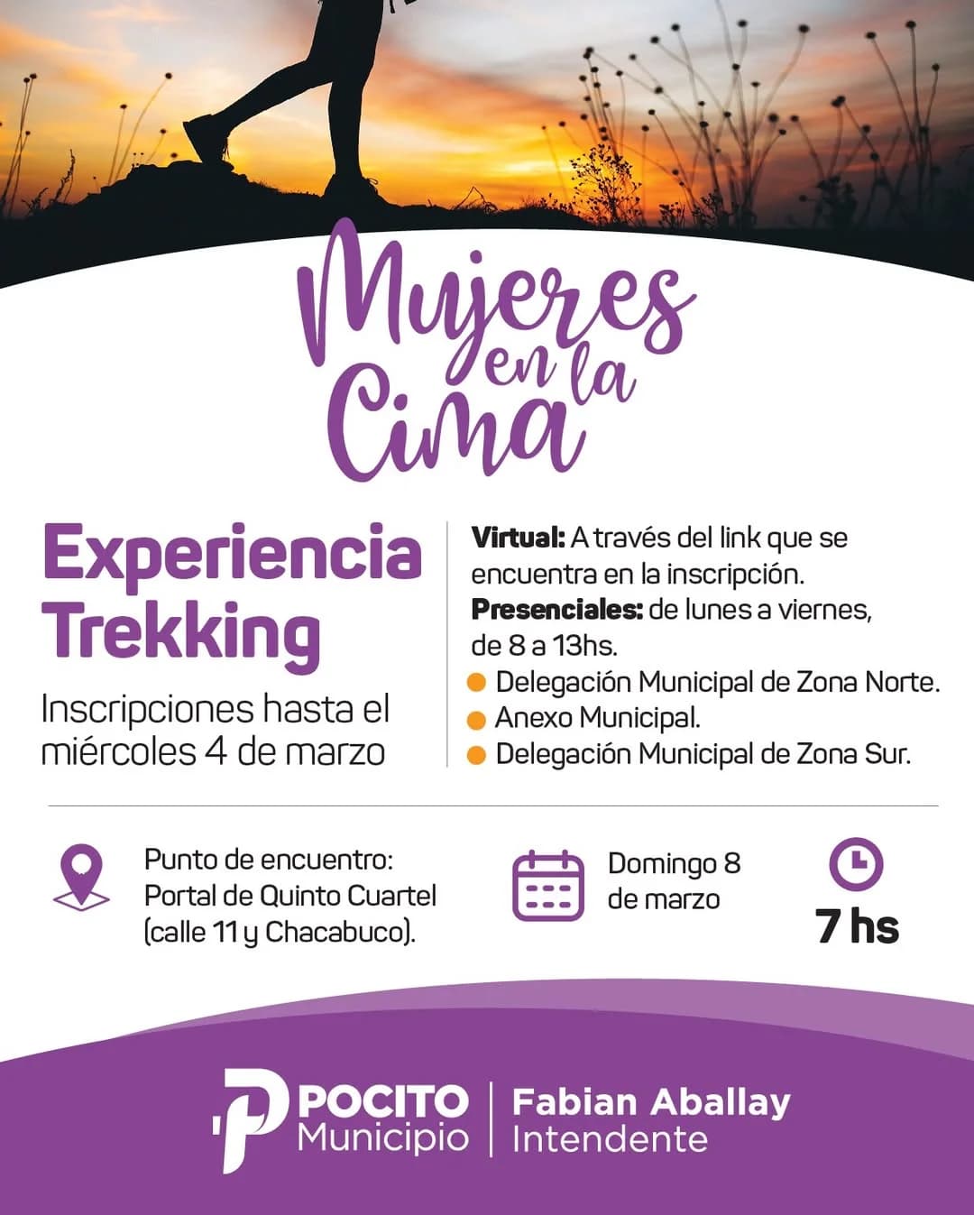 Mujeres en la Cima - Experiencia Trekking - Evento en San Juan