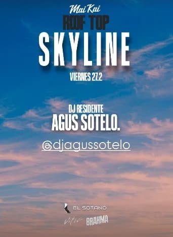 Agus Sotelo Dj Set - Evento en San Juan