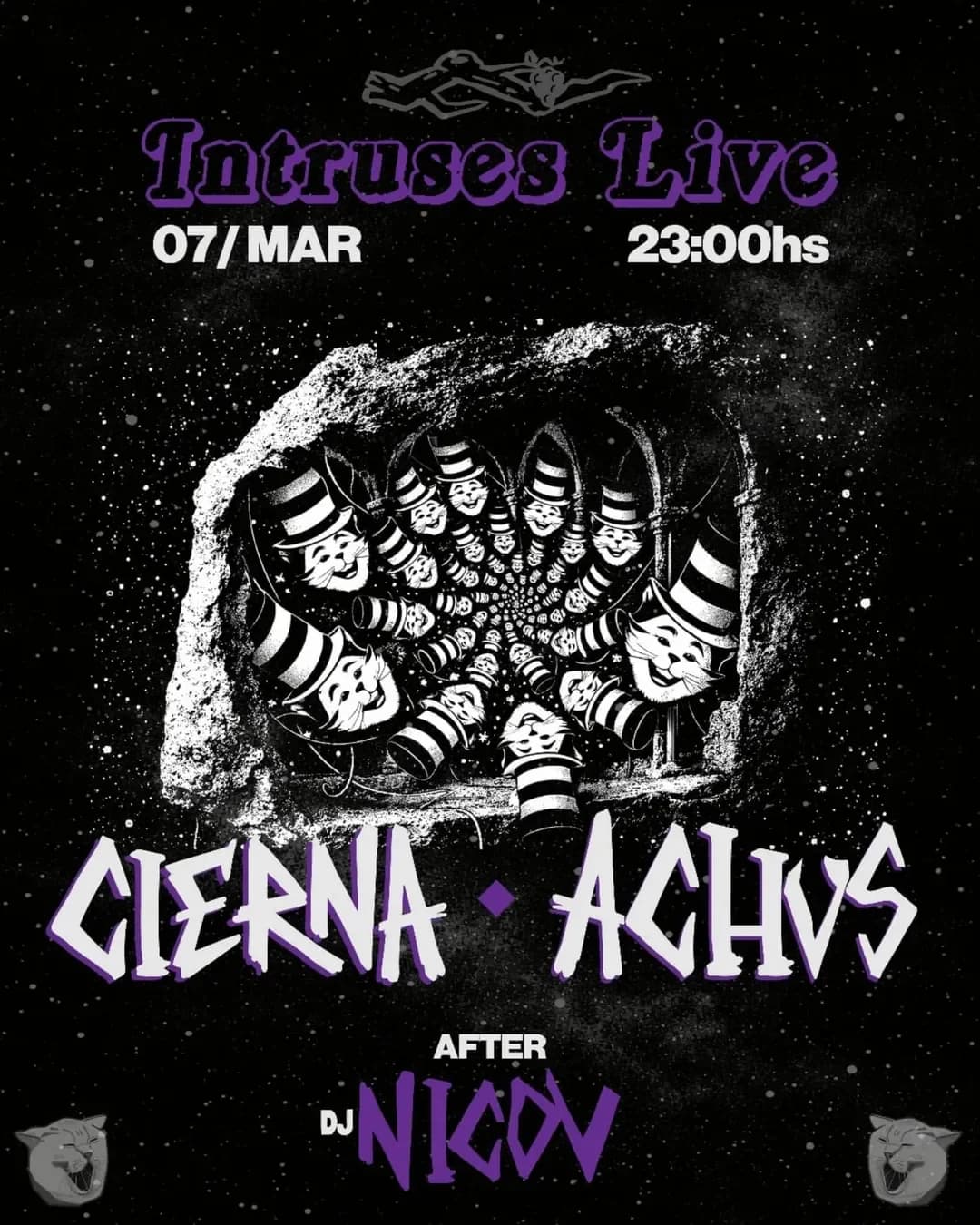Intruses Live: Cierna & Achus - Evento en San Juan