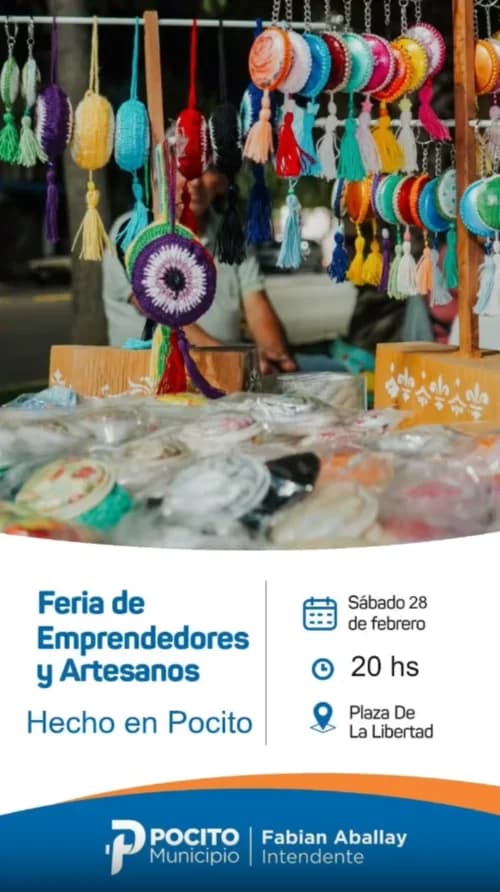 Hecho en Pocito - Feria de Emprendedores & Artesanos - Evento en San Juan