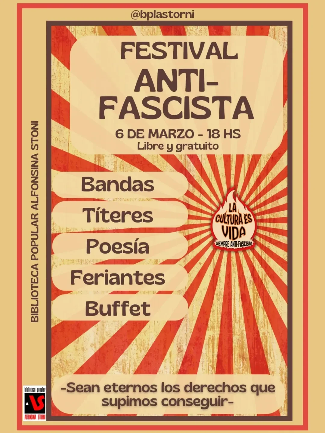 Festival Anti-Fascista - Evento en San Juan