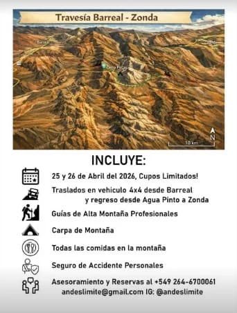 Travesia Barreal - Zonda - Evento en San Juan