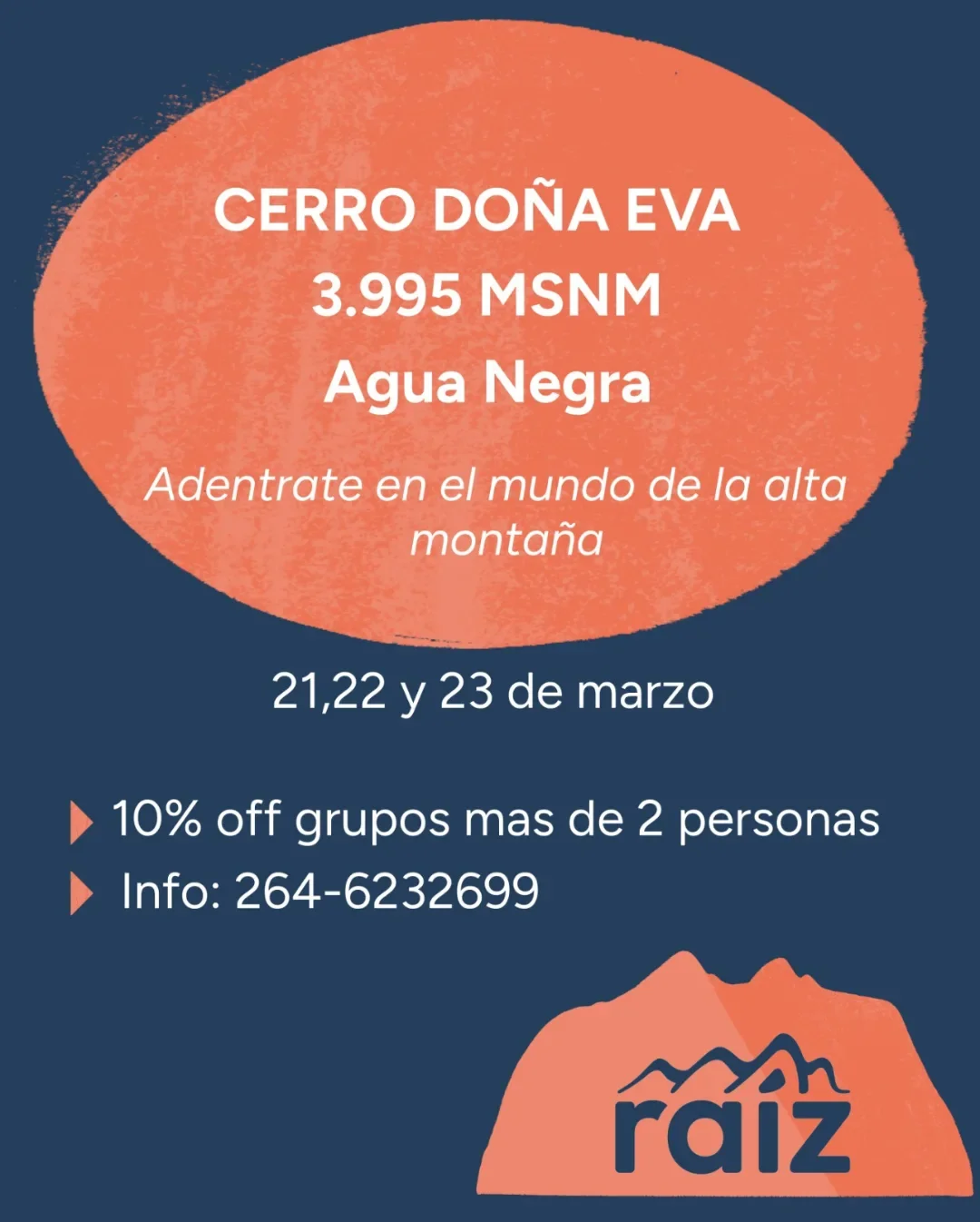 Salida de Progresion en Altura - Cerro Doña Eva - Evento en San Juan