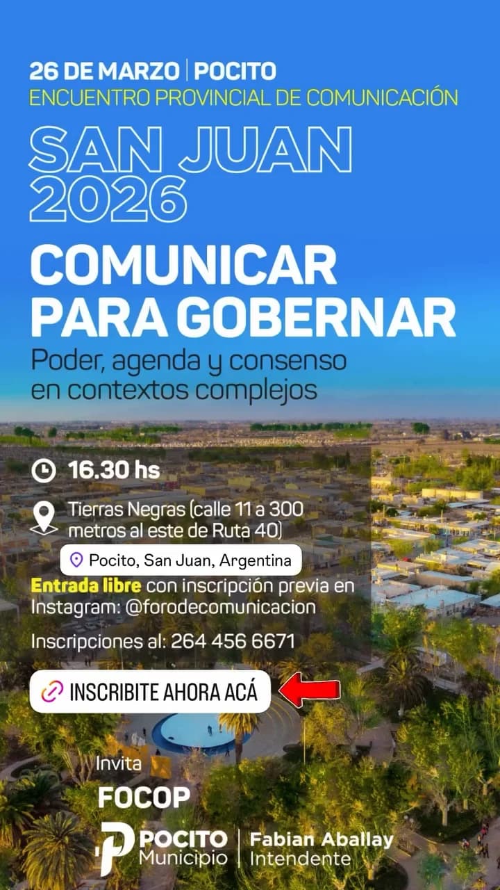 Encuentro Provincial de Comunicacion - Comunicar para Gobernar - Evento en San Juan