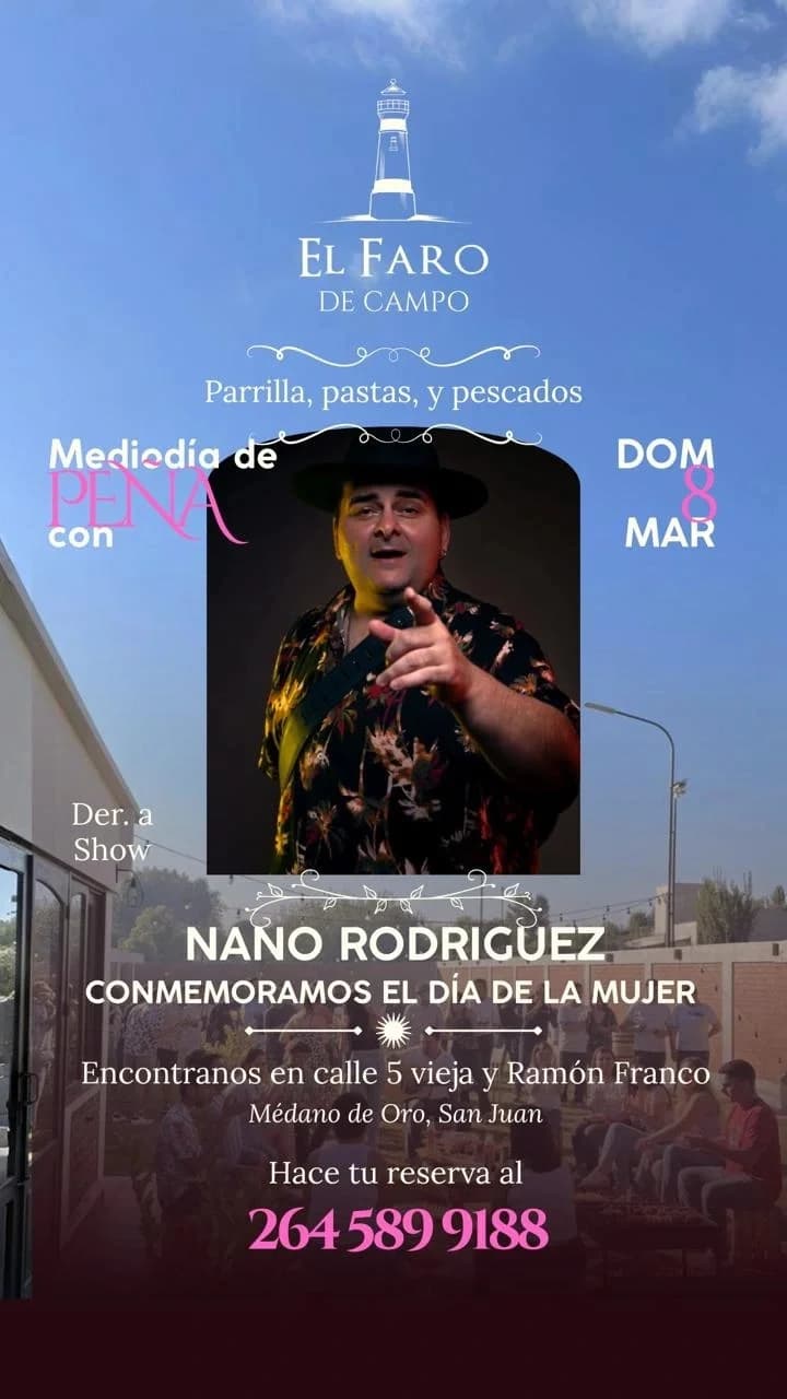 Nano Rodriguez - Evento en San Juan