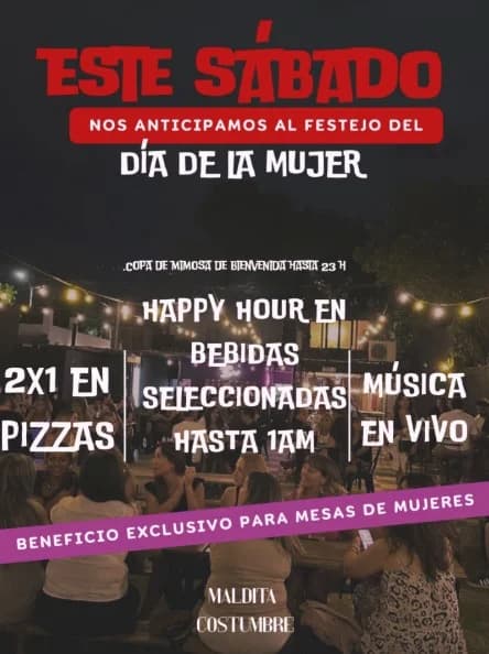 Anticipamos el Dia de la Mujer - Evento en San Juan