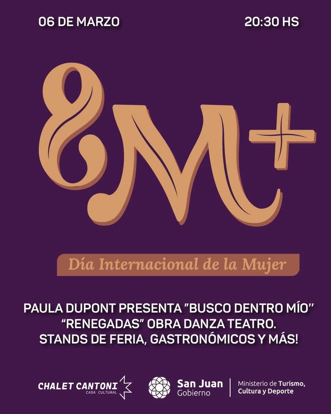 8M+ - Dia Internacional de la Mujer - Evento en San Juan