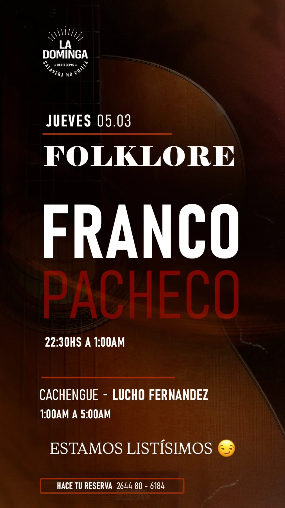 Franco Pacheco - Evento en San Juan