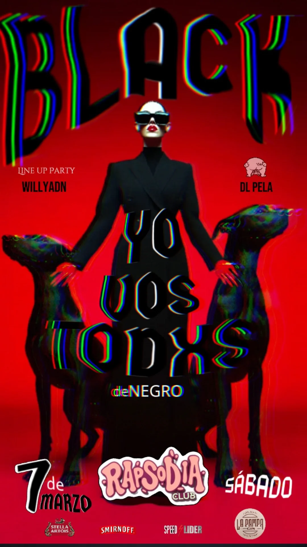 Black - Yo, Vos, Todos de Negro - Evento en San Juan