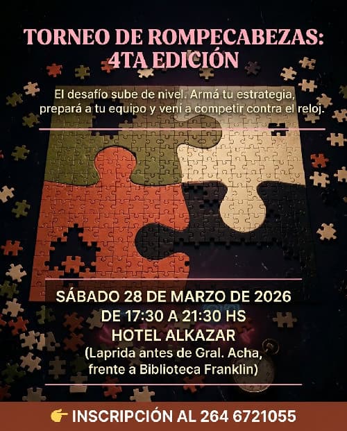 Torneo de Rompecabezas: 4ta edición - Evento en San Juan