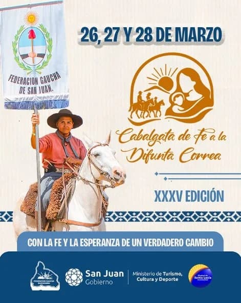 Cabalgata de la Fe a la Difunta Correa - Evento en San Juan