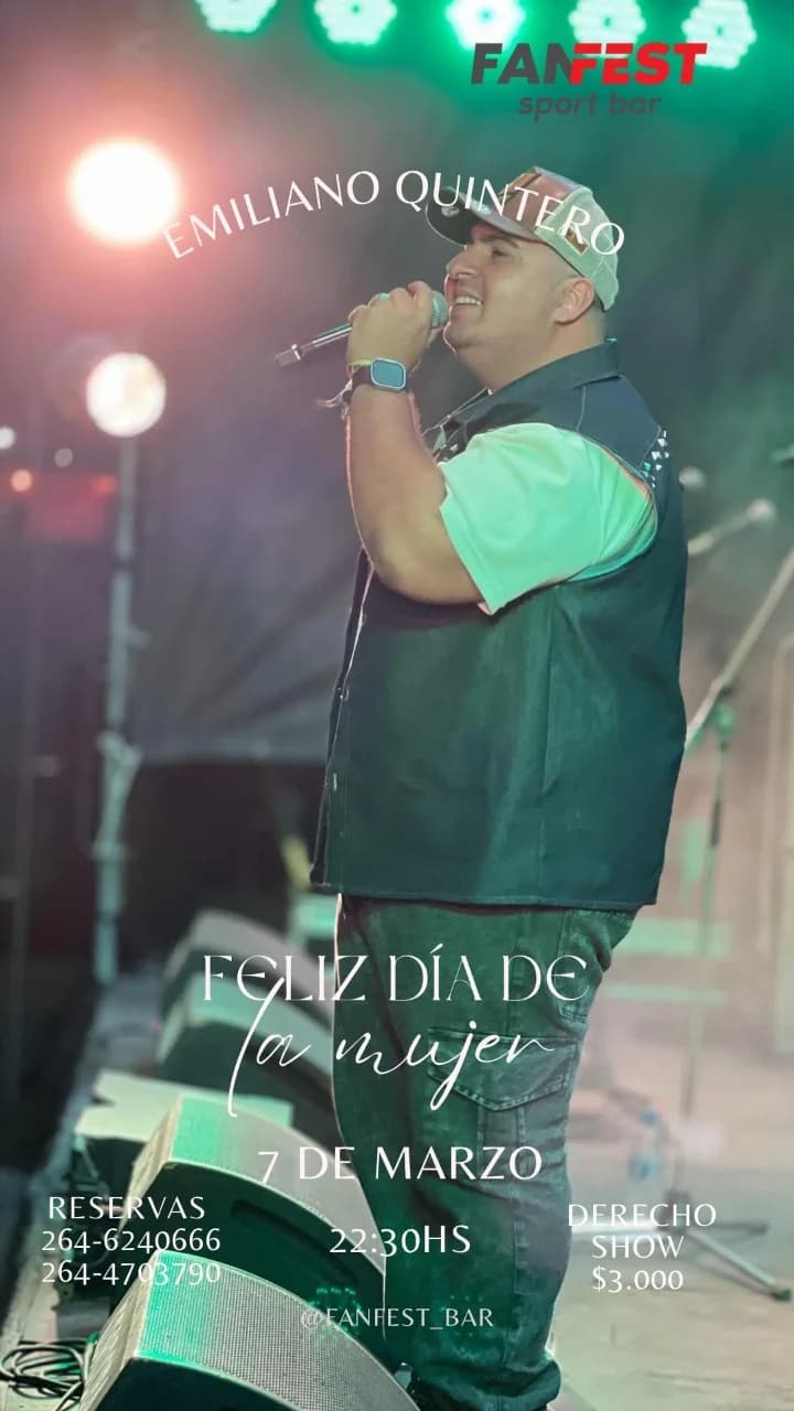 Emiliano Quinteros - Evento en San Juan