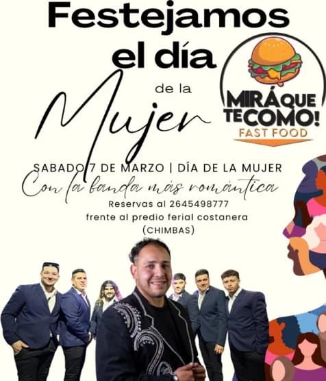 Festejamos el Dia de la Mujer - Leo Jorquera - Evento en San Juan