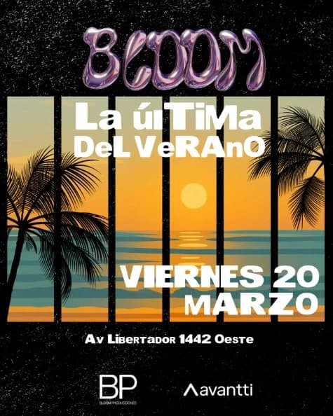 Fiesta Bloom - La Ultima del Año - Evento en San Juan