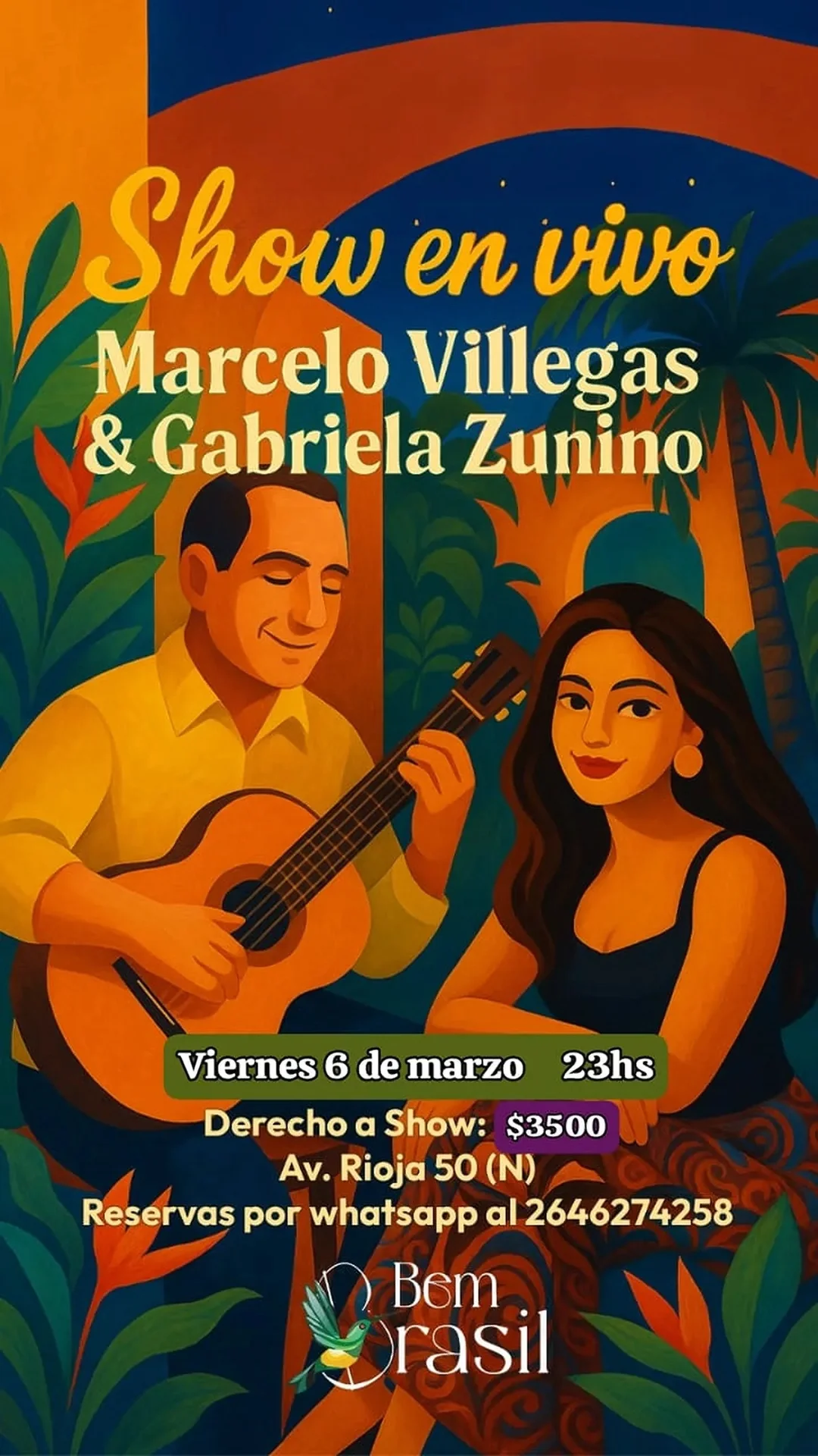 Marcelo Villegas & Gabriela Zunino - Evento en San Juan