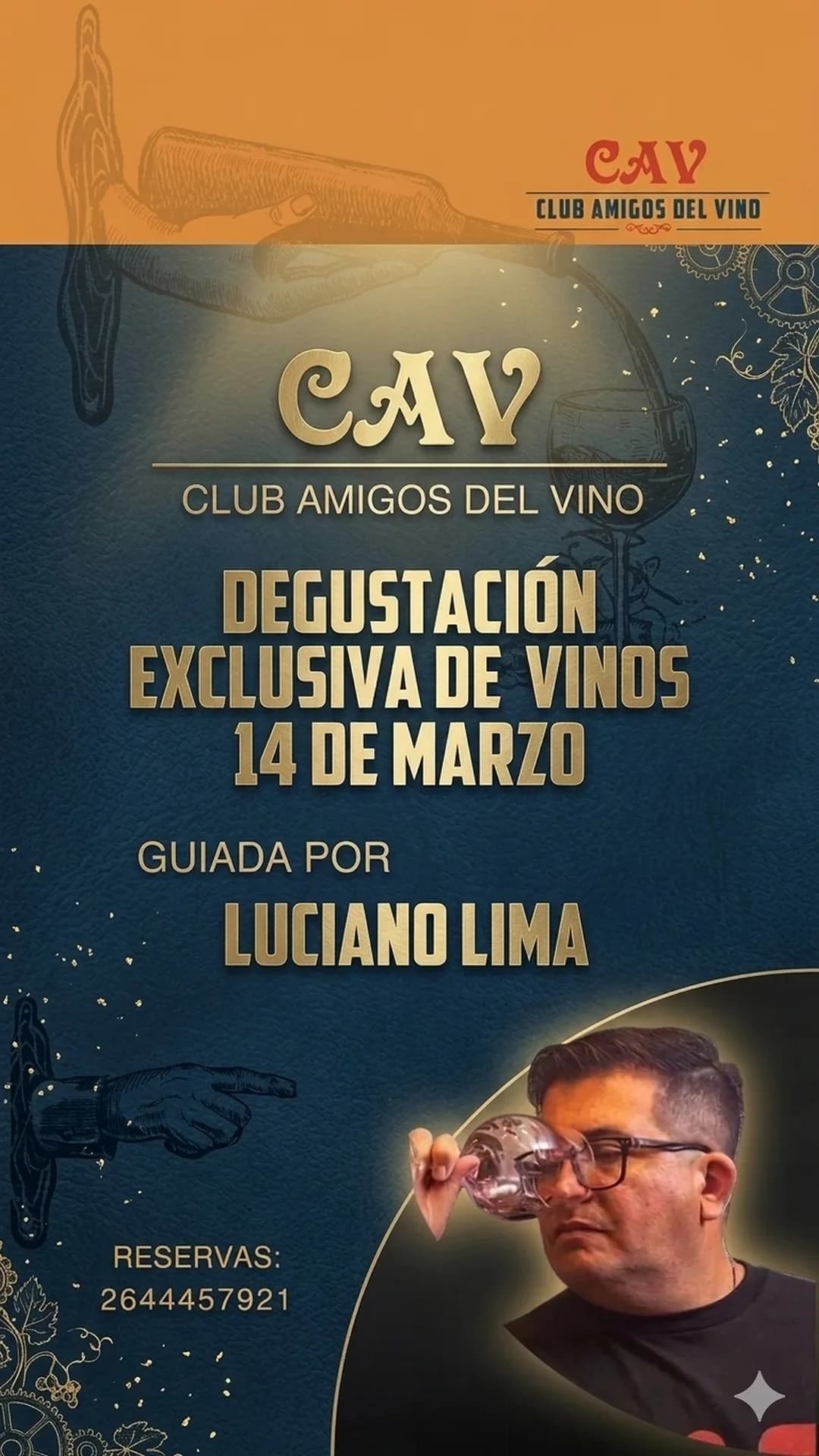 Degustacion Exclusiva de Vinos por Luciano Lima - Evento en San Juan