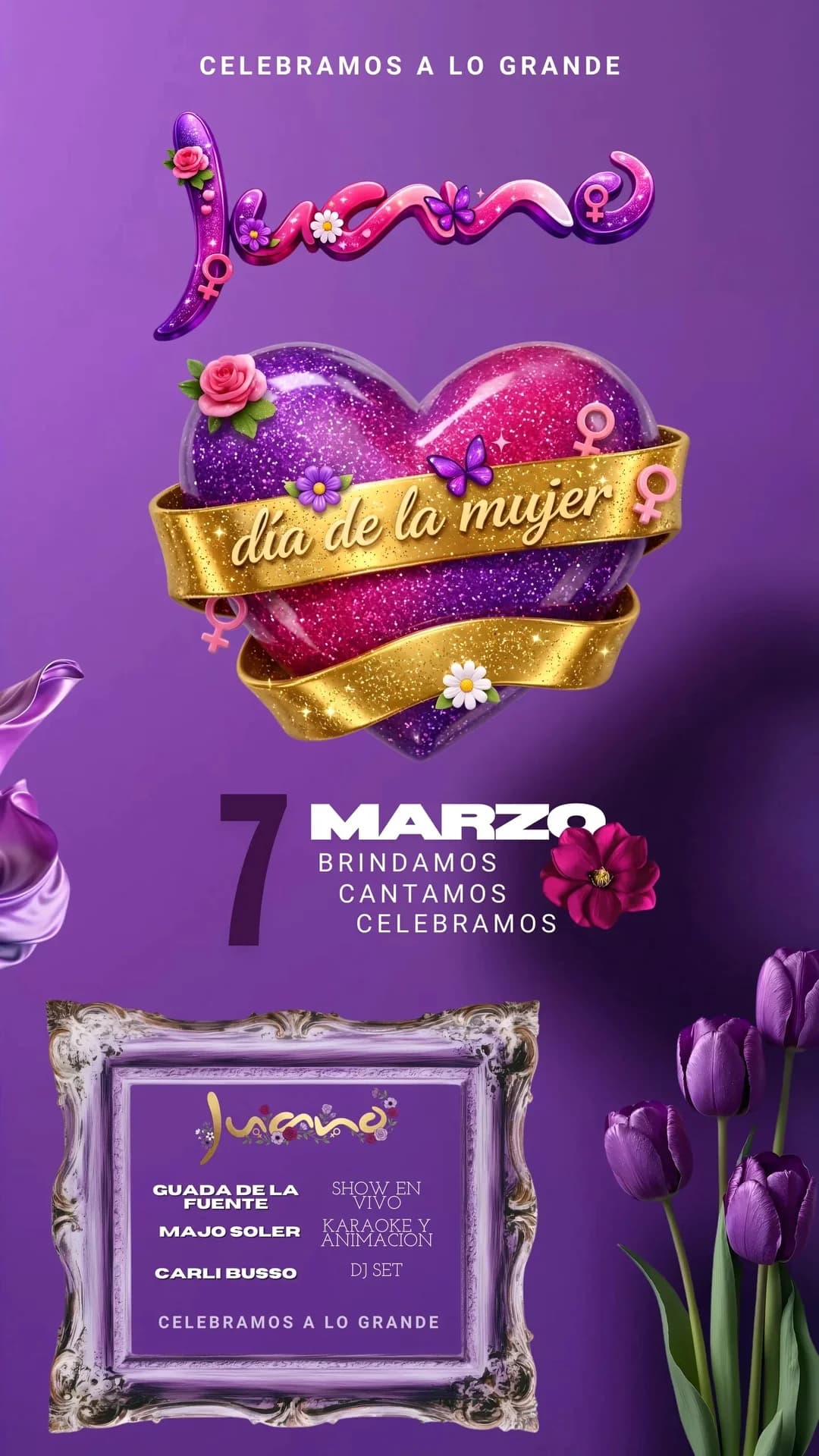 Dia de la Mujer - Guadalupe De La Fuente - Evento en San Juan