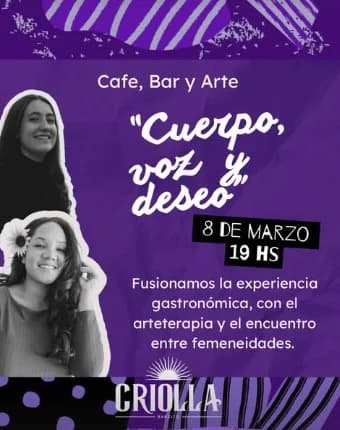 Cafe, Bar & Arte - Cuerpo, Voz & Deseo"