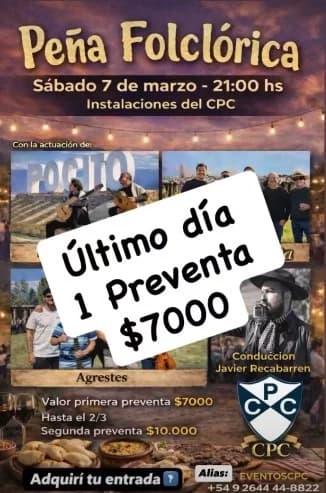 Peña Folclorica - Evento en San Juan