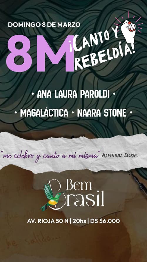 8M Festival Música y Rebeldia - Evento en San Juan