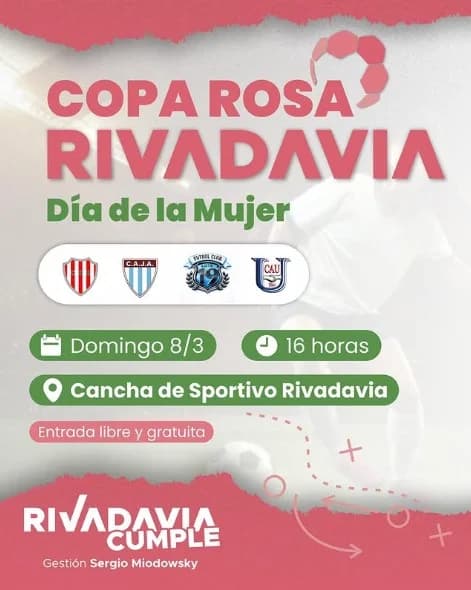 Copa Rosa Rivadavia - Evento en San Juan