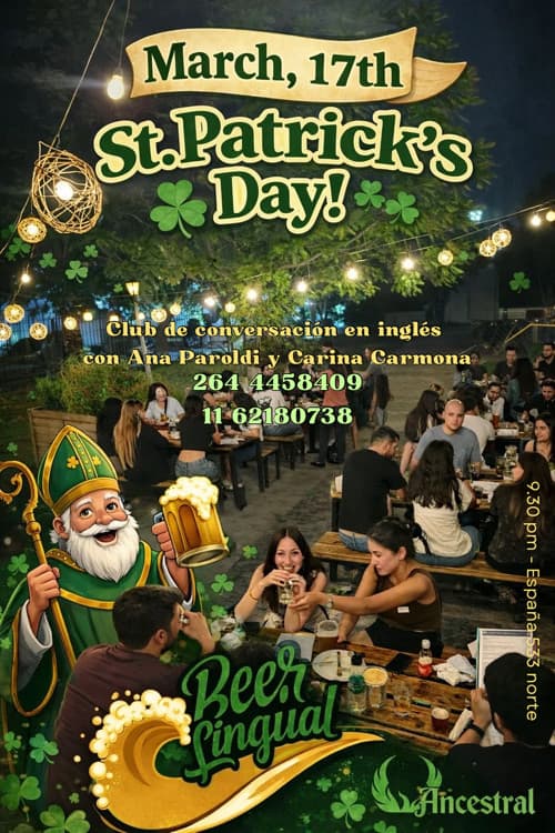 Beerlingual en Ancestral Saint Patrick’s
