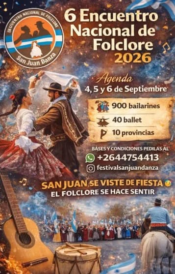 6º Encuentro Nacional de Folclore 2026