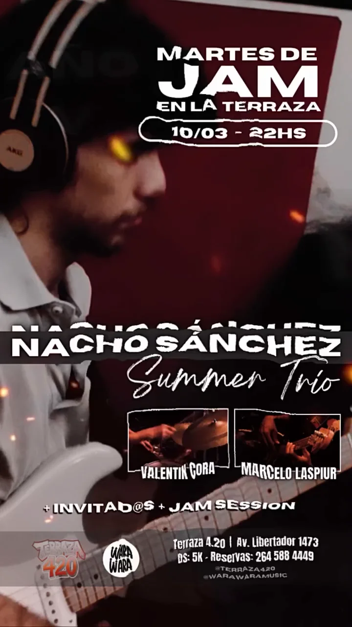 Martes de Jam: Nacho Sanchez - Summer Trio