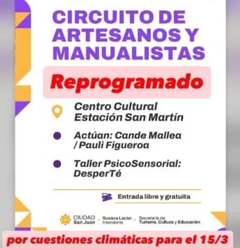 Reprogramado > Plaza & Arte