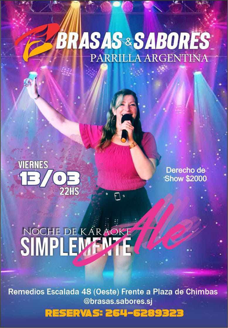 karaokeando con Simplemente Ale