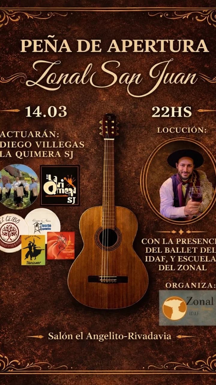 Peña Apertura Zonal San Juan