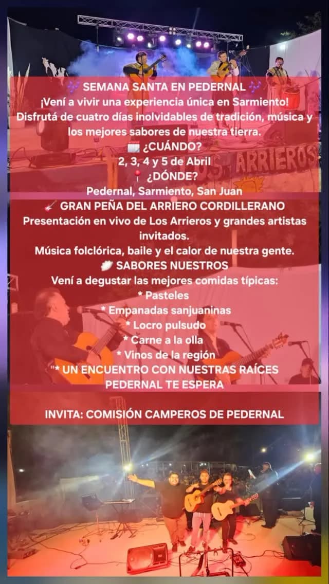 Semana Santa - Gran Peña del Arriero Cordillerano