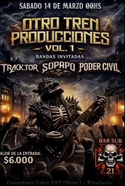 Otro Tren Producciones Vol. 1 - Track.tor | Sopapo | Poder Civil