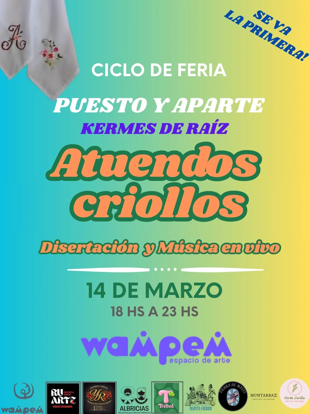 Atuendos Criollos | Ciclo de Feria - Puesto & Aparte