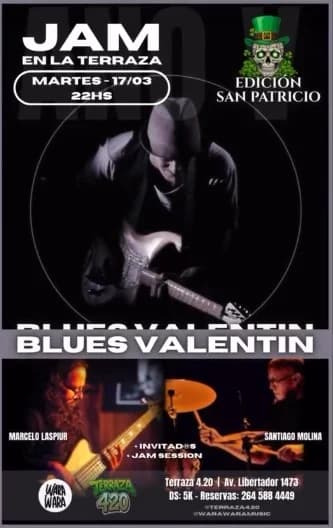 Jam en la Terraza - Blues Valentin