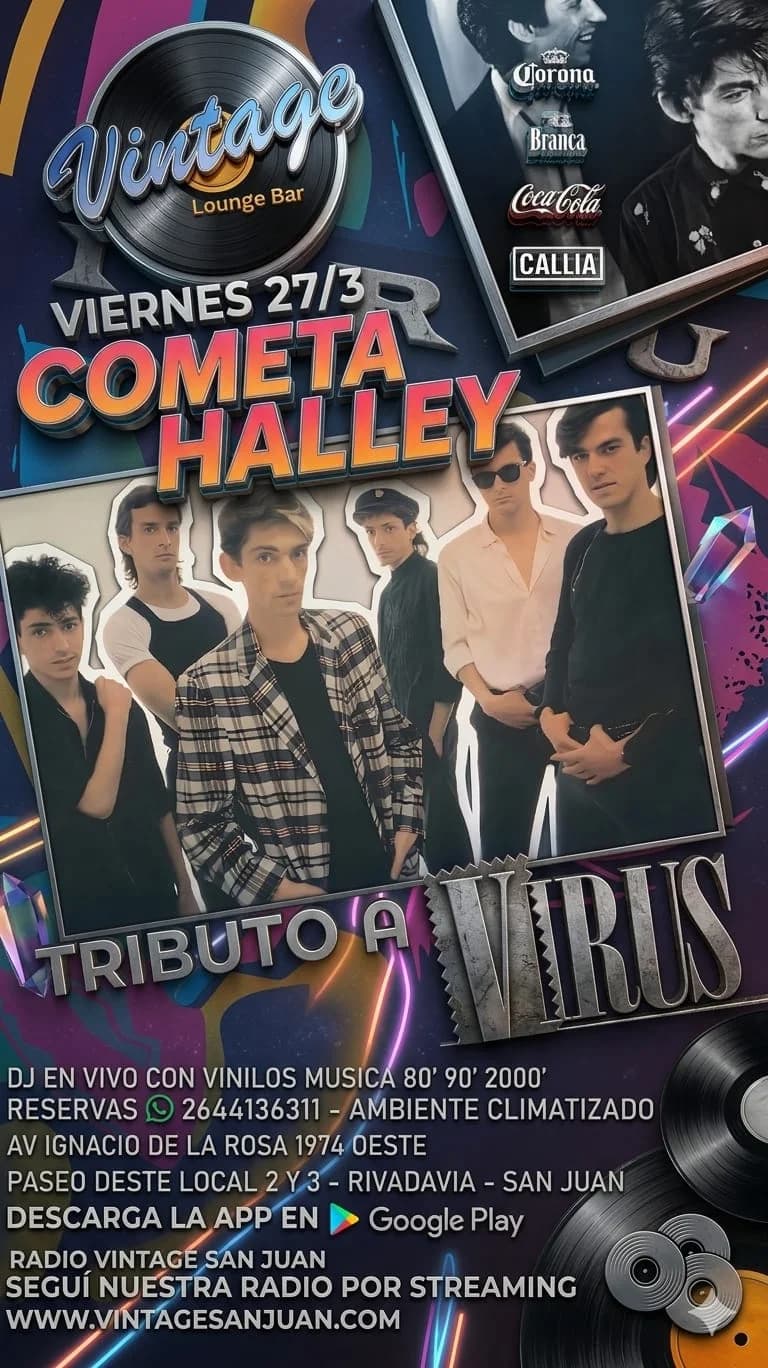 Cometa Halley - Tributo a Virus