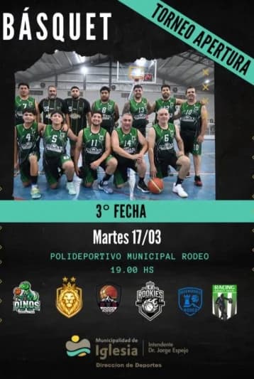 3º Fecha Torneo Apertura de Basquet