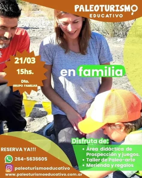 Paleoturismo Educativo en Familia