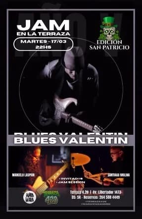 Jam en la Terraza - Blues Valentin