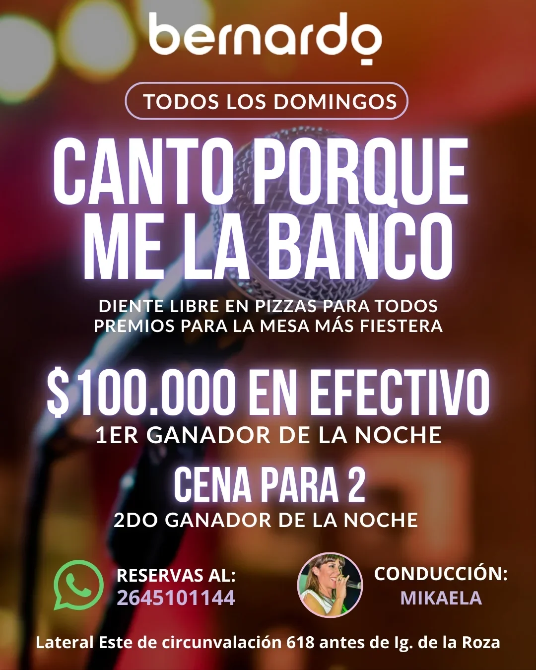 Canto porque me la Banco