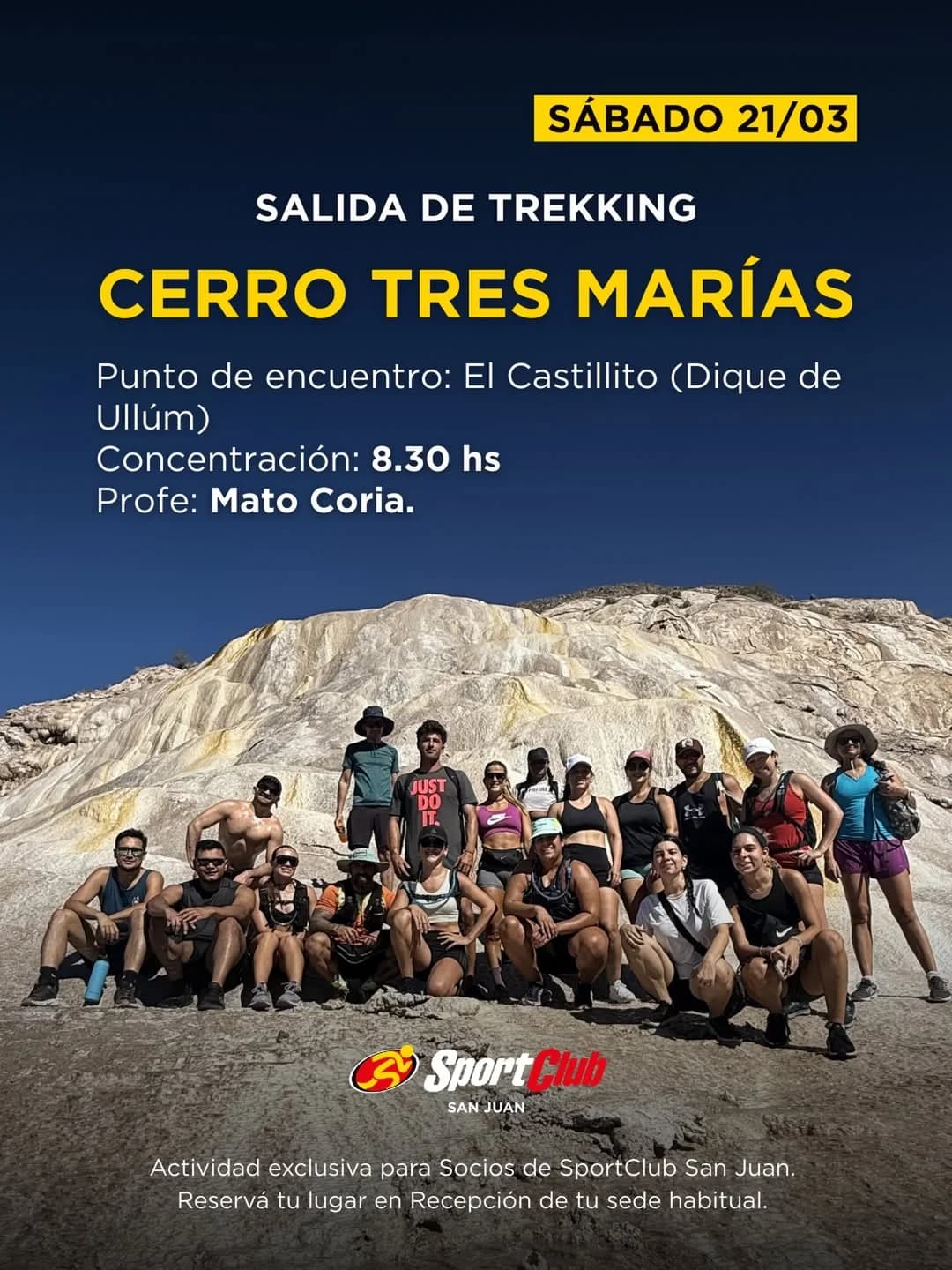 Salida de Trekking - Cerro Tres Marias