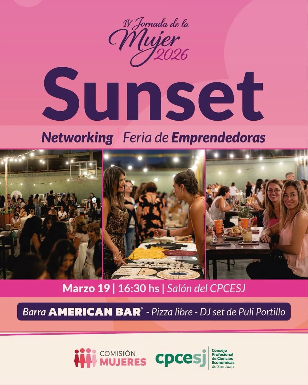 IV Jornada Dia de la Mujer - Sunset & Feria de Emprendedoras