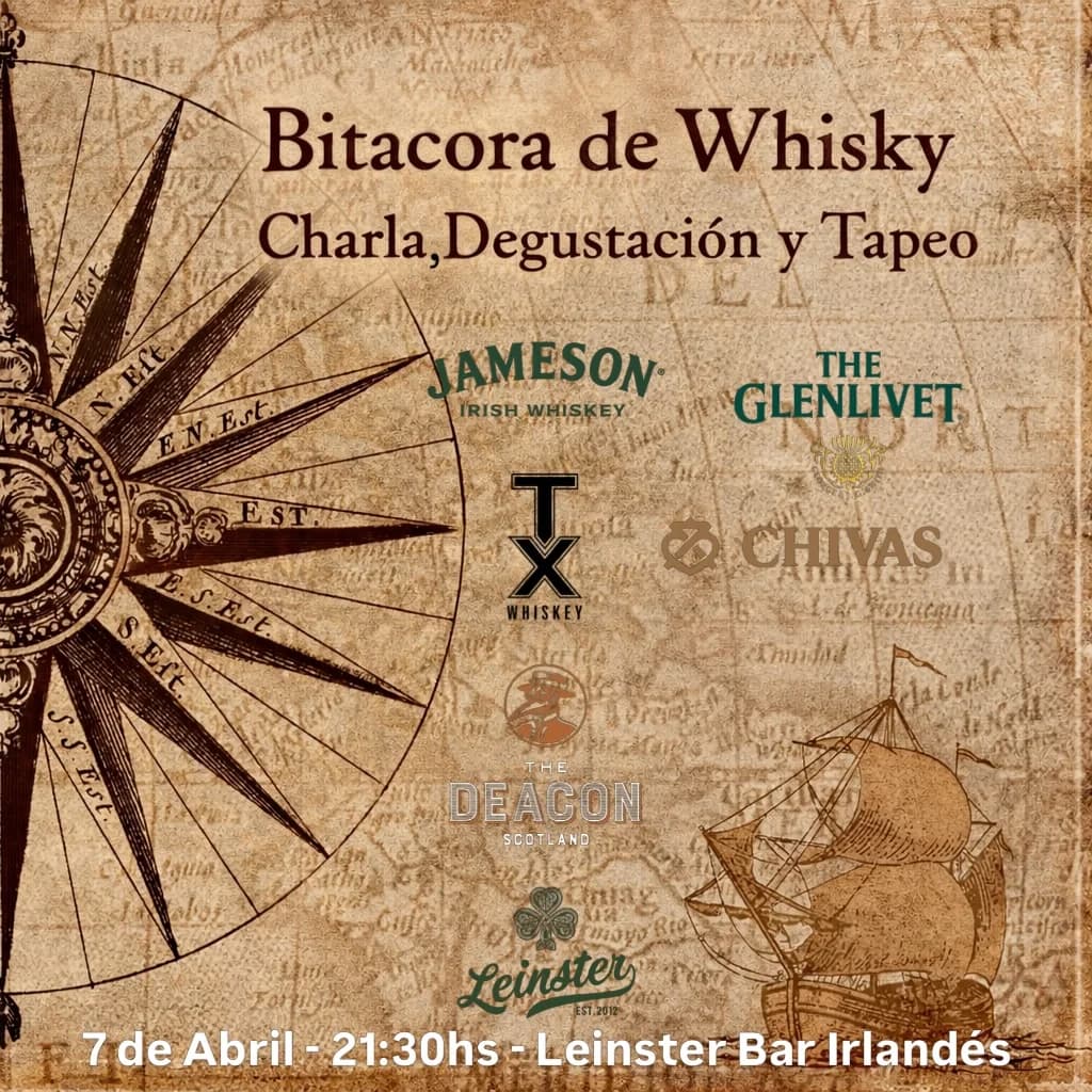 Bitacora del Whisky - Charla, Degustacion & Tapeo