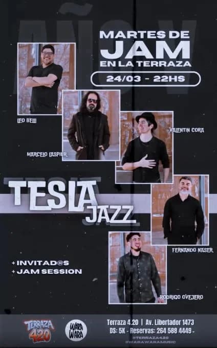 Martes de Jam - Tesla Jazz