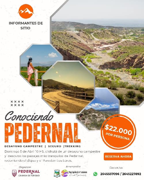 TREKKING CONOCIENDO PEDERNAL 🍀🍇🍷