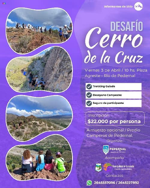 DESAFÍO CERRO DE LA CRUZ 🍇🌄⛰️