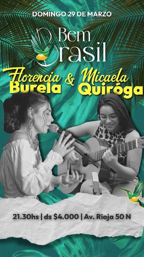 Florencia Burela y Rafaela Quiroga