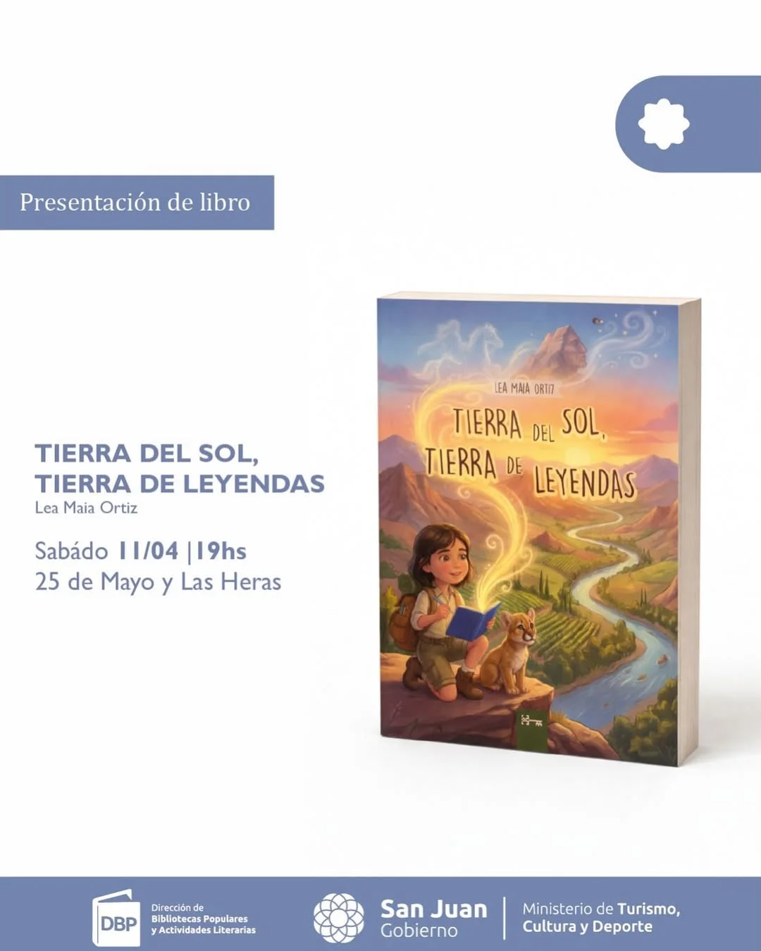 Presentacion del Libro: "Tierra del Sol, Tierra de Leyendas"